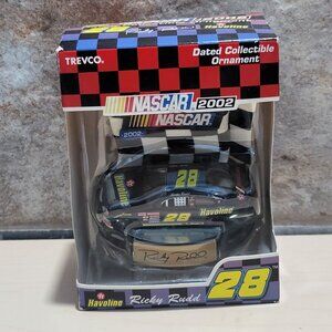 Trevco NASCAR #28 Ricky Rudd Havoline Ford Collectible Ornament 2002